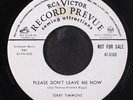 TERRY TIMMONS: please don't leave me now / my heart belongs to you RCA 7