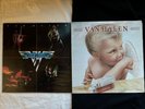 VAN HALEN 2 VINYLS  Debut & 1984 Cleaned/tested VG+Panama/Hot for teacher
