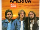 AMERICA Homecoming Vinyl LP White Label PROMO WLP with HYPE Sticker 1972 VG+
