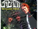 60S PSYCHEDELIC ROCK ACTION CREAM WRAPPING PAPER PICTURE SLEEVE