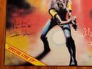 SIGNED IRON MAIDEN JAPAN LIVE VINYL EP RECORD METAL AUTOGRAPH STEVE HARRIS