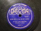 COUNTRY SCOTTY THE DRIFTER Senator Huey Long DECCA 5136