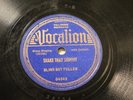 BLUES BLIND BOY FULLER Shake That Shimmy VOCALION 04343  VV+
