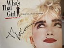 Madonna SIGNED Who's That Girl Vinyl LP South African pressing