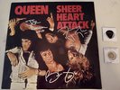 Queen - Signed Vinyl Lp - Sheer Heart Attack w/ (2) Brian May Guitar Picks