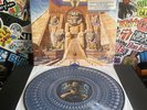 IRON MAIDEN Powerslave VG++ ZOETROPE  VINYL W/HYPE STICKER