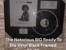 The Notorious BIG Ready To Die Vinyl Black Framed 28x22