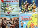 WHIMSICAL & WEIRD CHRISTMAS ALBUMS - 4 VINYL LP's Disney CHIPMUNKS Crickets