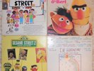 Sesame Street - Children's, 4 Vinyl Record Lot, All LP, Havin' Fun Ernie & Bert
