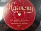 1920s Pre War Jazz Blue Grass Foot Warmers Old Folks Shuffle Harmony E- 78 RPM