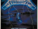 BANZAI Vtg 1984 METALLICA Album RIDE THE LIGHTNING Vinyl 1ST PRESS Lp OG NR MINT