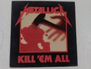 Metallica Kill Em All Megaforce Records ORIG. Vinyl LP 1983 Silver Label MRI069