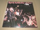 IRON MAIDEN -LIVE + ONE- AWESOME RARE PRESS LP VINYL METALLICA JUDAS GREECE RED