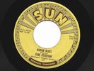ROCKABILLY 45  - EARL PETERSON - BOOGIE BLUES - W/ PUSH MARKS - HEAR 1954  SUN