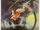 HAWKWIND - HALL OF THE MOUNTAIN GRILL - 1ST PRESS 1974 VINYL LP TERRE HAUTE EX