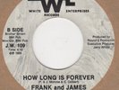 Frank And James How Long Is Forever  White Enterprises  Soul Northern Motown