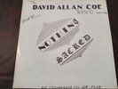 The DAVID ALLAN COE Band *Nothing Sacred* 1979 NM Vinyl - D.A.C. Records LP