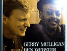 GERRY MULLIGAN MEETS BEN WEBSTER ULTRA-RARE '58 VERVE MONO LP IN SHRINK DG MINT