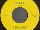 The Beatles There's A Place / Twist And Shout Green Font NO Bracket VG++/NM 45