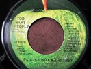 Beatles-Rel. 45 1971 “Pual” McCartney Uncle Albert Full Apple Both Sides SCARCE