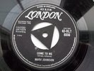 SOUL MARV JOHNSON COME TO ME UK LONDON PRESS 1958  IN EX COND