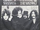BLACK SABBATH - VERY RARE 45 w/PS HOLLAND 1970 VERTIGO SWIRL SOLID CENTRE