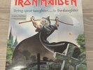 NM IRON MAIDEN Bring Your Daughter To The Slaughter AUTOGRAPHED ETCHED VINYL 45
