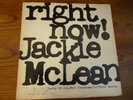 Jackie McLean - Right Now LP - Blue Note BLP  4215 Microgroove  Van Gelder