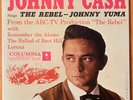 JOHNNY CASH The Rebel Johnny Yuma   COLUMBIA 1959 PICTURE SLEEVE EP  Rare EX