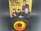 Beatles   Ticket To Ride / Yes It Is   1965 45 Capitol 5407 w/Pic Sleeve