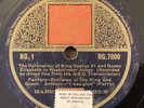 Coronation of King George VI and Queen Elizabeth Westminster Abbey 78 rpm 1937