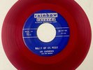 Lee Andrews Hearts DOOWOP 45 Bells Of St. Mary/he Fairest RAINBOW RED WAX++ HEAR