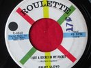 JIMMY LLOYD 45 rpm ROULETTE R-4062 (1958) ROCKABILLY VG+