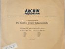 Enrico Mainardi: Bach- Cello Suites No 1 & 2 / Archiv APM 14029, mono, MINT-