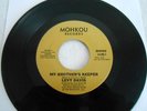 LEVY DAVIS My Brother's Keeper 45 NM rare Modern Soul Funk Promo on Mohkou