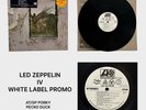 Led Zeppelin - IV (4) ZOSO - 1971 US WHITE LABEL PROMO AT/GP Ultrasonic Clean