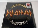 ️ Def Leppard The Story So Far  Best Of Yellow & Orange Vinyl 2LP Records