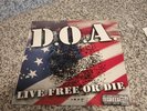 Live Free or Die (Vinyl) by D.O.A. Limited RED Vinyl Only 1,000 Printed