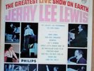 Jerry Lee Lewis The Greatest Live Show On Earth LP Signed N/M