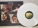 THE BEATLES LET IT BE WHITE VINYL LP UK IMPORT APPLE LABEL EC RECORD ALBUM
