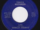 SHIRLEY THOMAS Life RARE modern soul 45 cosmic disco ELECTRO synth boogie HEAR