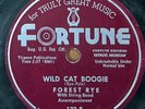 FOREST RYE -Wild Cat Boogie / PETE PYLE Are You Making A Fool of Me FORTUNE RARE