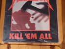 Metallica Kill 'Em All 1983 LP original Pressing LP Megaforce Records MRI-069