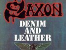 SAXON Denim And Leather Vinyl Record Album LP Fame & Heavy Metal And Rock Music