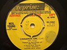 Neil Young Cinnamon Girl Original Reprise Demo UK 45 RS23462