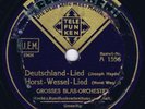 78RPM Deutschland-Lied /Horst-Wessel-Lied German 1934 National Anthem Telefunken