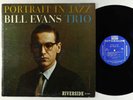 Bill Evans Trio - Portrait In Jazz LP - Riverside - RLP 12-315 Mono DG