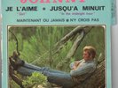 JOHNNY HALLYDAY JE L'AIME TIL MIDUIT 1966 Colombet EP Philips Languette 45T