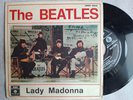 BEATLES LADY MADONNA ITALY DIFFERENT BACK COVER STRIP JB RARE 1968 45RPM 7