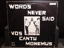 Vos Cantu Monemus – Words Never Said - RARE Private Press Psych Hippie Folk